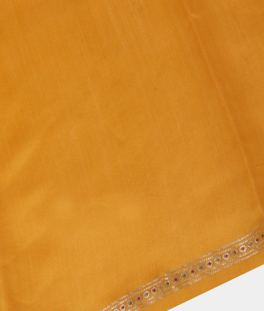 Yellow Kora Organza Printed Saree T3125973