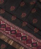 Grey Tussar Printed Saree T2986141