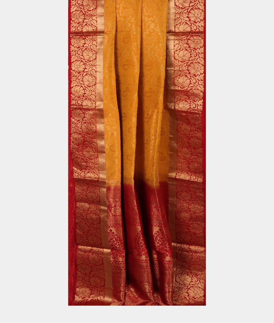 Yellow Soft Silk Saree T2960062