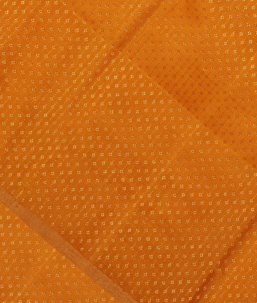 Yellow Handwoven Kanjivaram Silk Saree T3135275