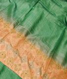 Green Tussar Embroidery Saree T3178211