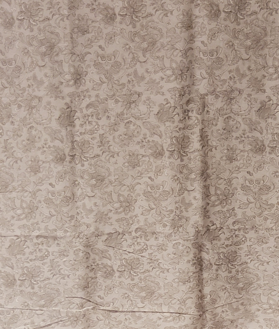 Grey Kora Organza Printed Saree T3000653