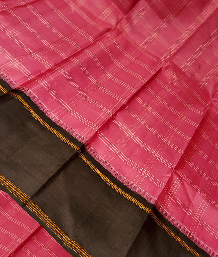 Pink Handwoven Kanjivaram Silk Saree T317089-image