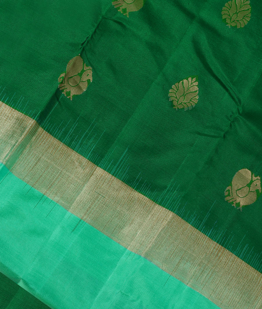 Green Soft Silk Saree T320106-image