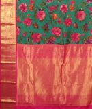 Green Printed Kanjivaram Silk Saree T2976944