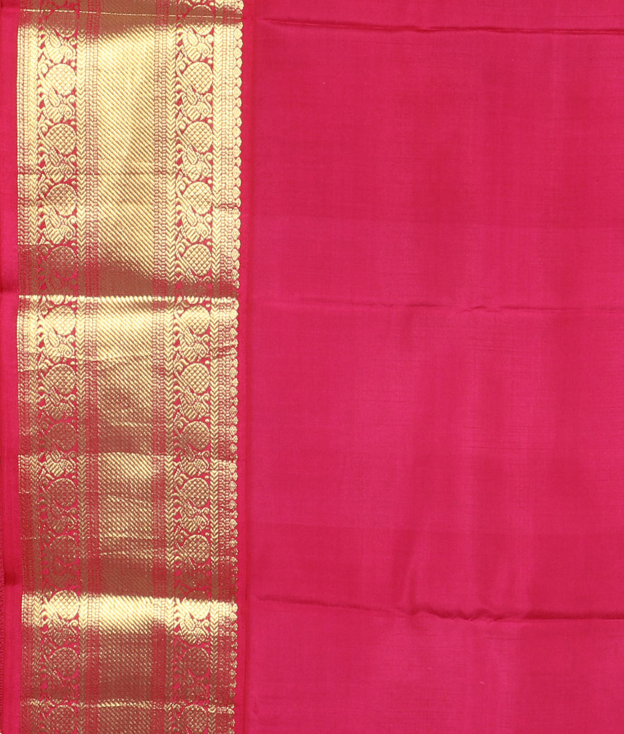 Blue Printed Kanjivaram Silk Saree T2878273