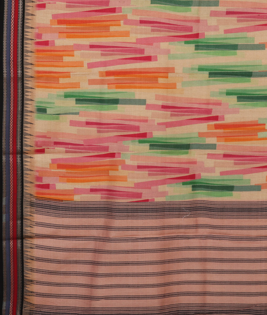 Beige Vidarbha Tussar Saree T3189144