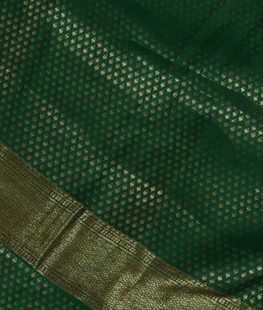 Green Mysore Silk Saree T287693-image