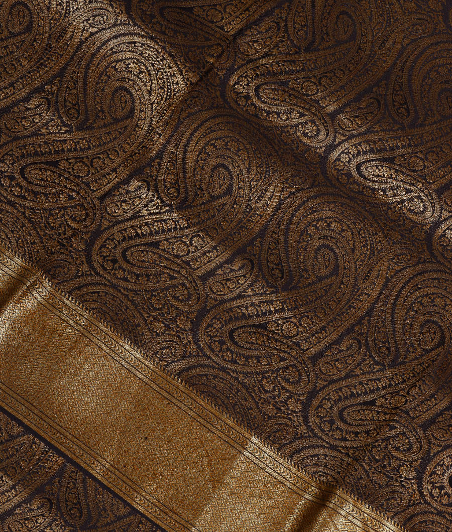 Black Mysore Silk SareeT307142-image