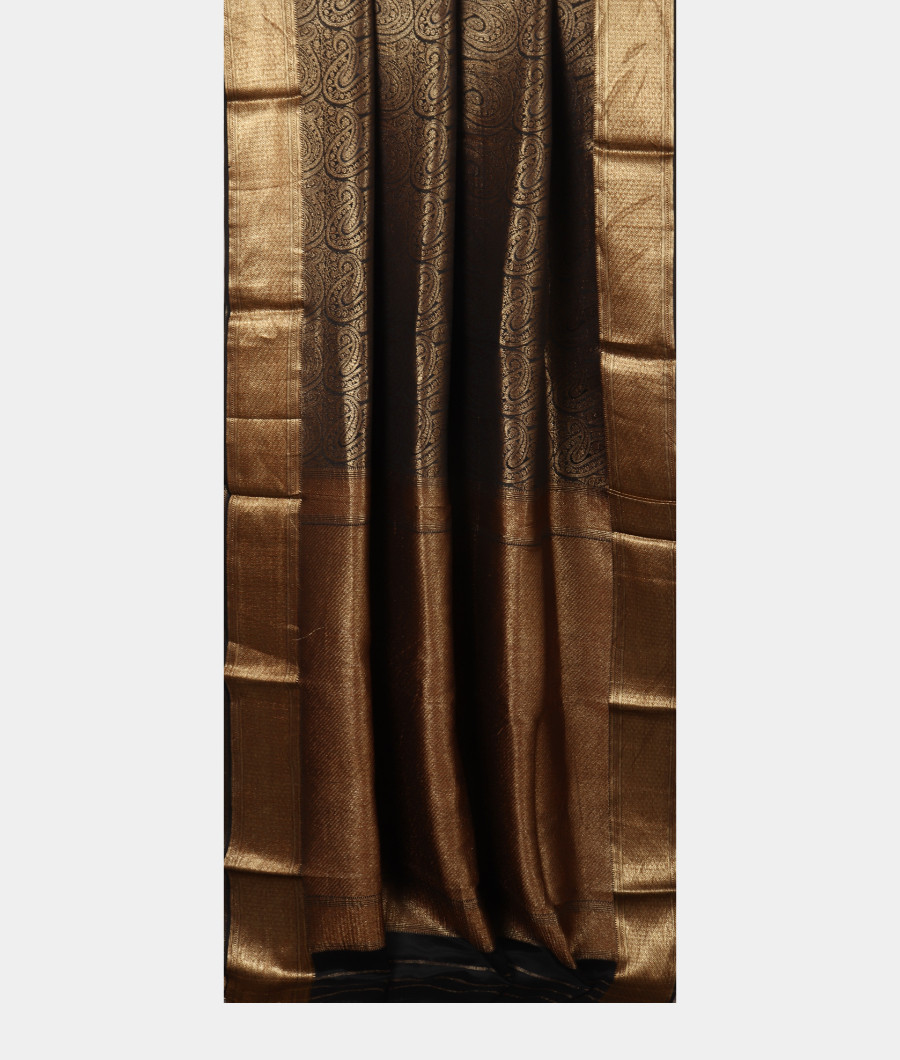 Black Mysore Silk SareeT3071422