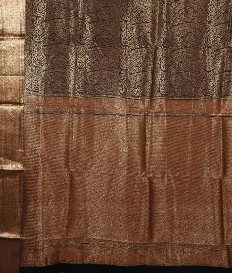 Black Mysore Silk SareeT3071424