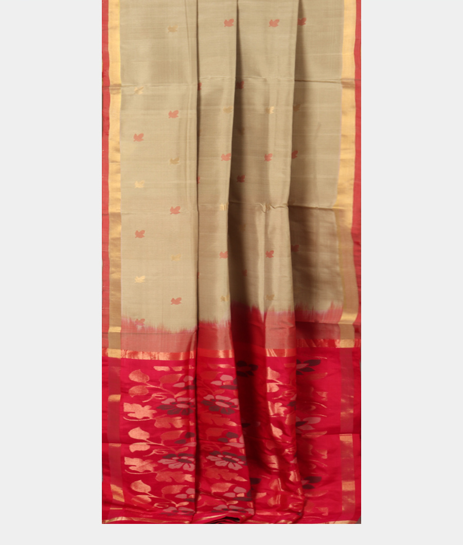 Beige Uppada Silk Saree T2963102