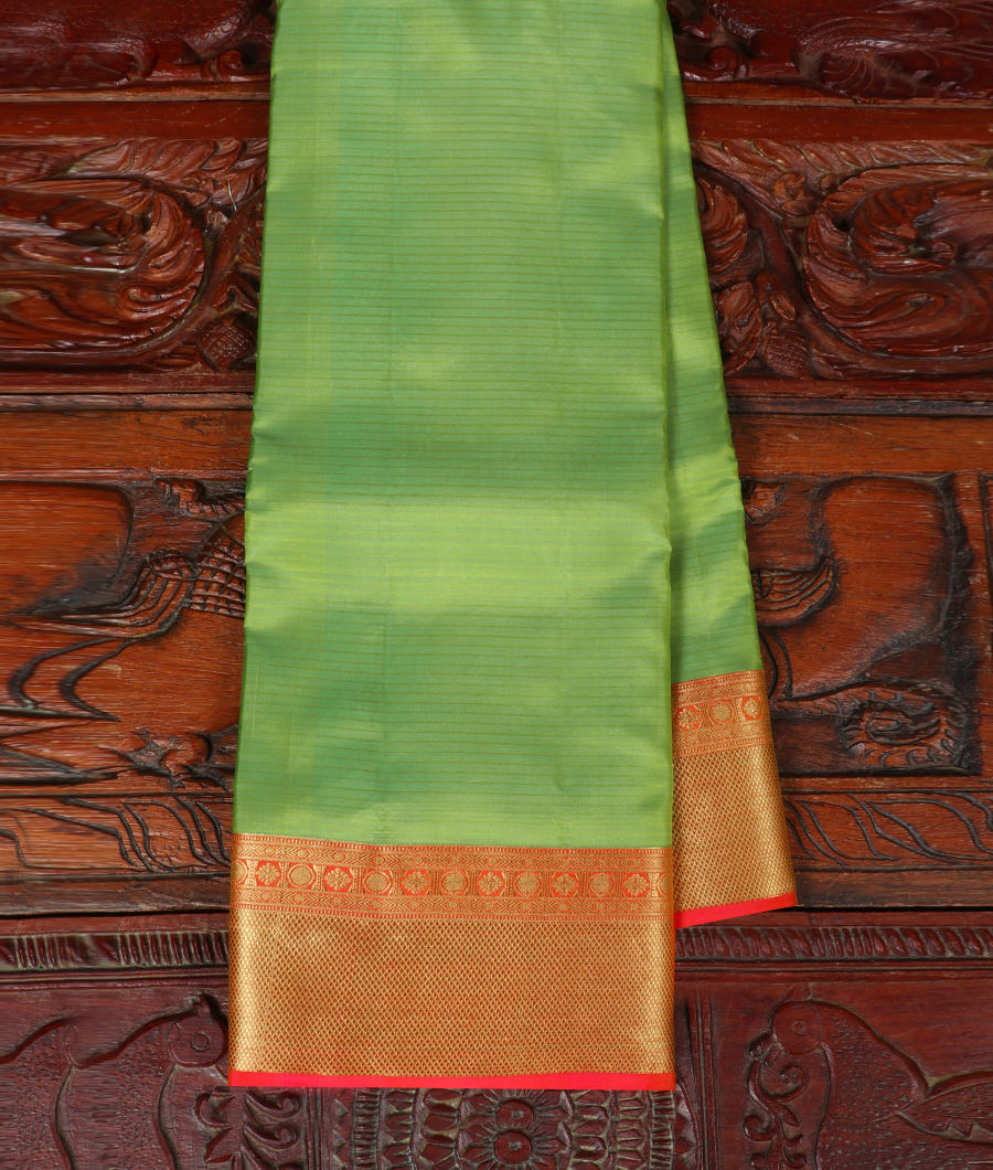 Green Soft Silk Saree T296099-image