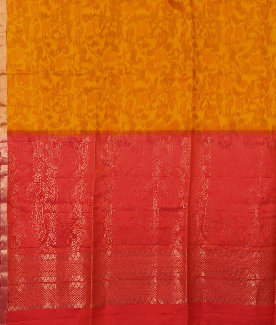 Yellow Soft Silk Saree T3120044