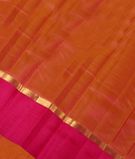 Orangish Pink Soft Silk Saree T2437771
