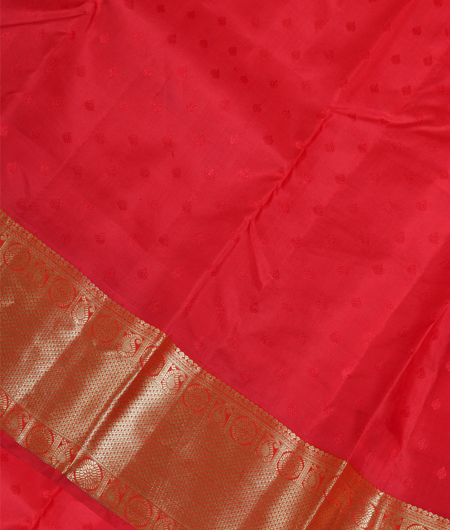Red Soft Silk Saree T308159-image