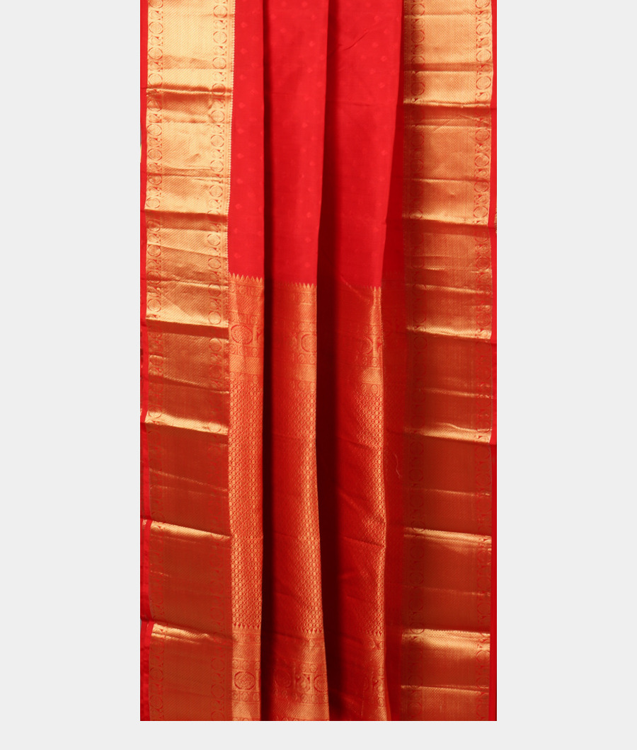 Red Soft Silk Saree T3081592