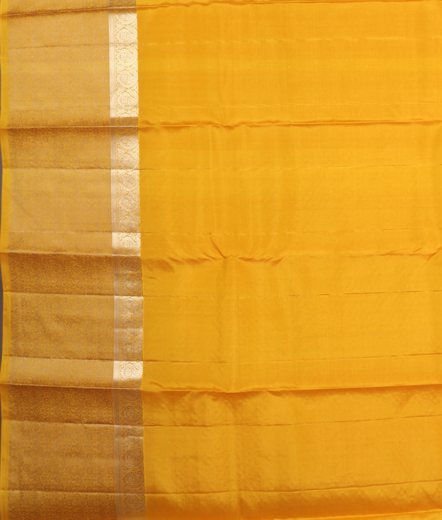 Yellow Soft Silk Saree T3081703