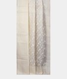 White Silk Kota Embroidery Saree T2845002