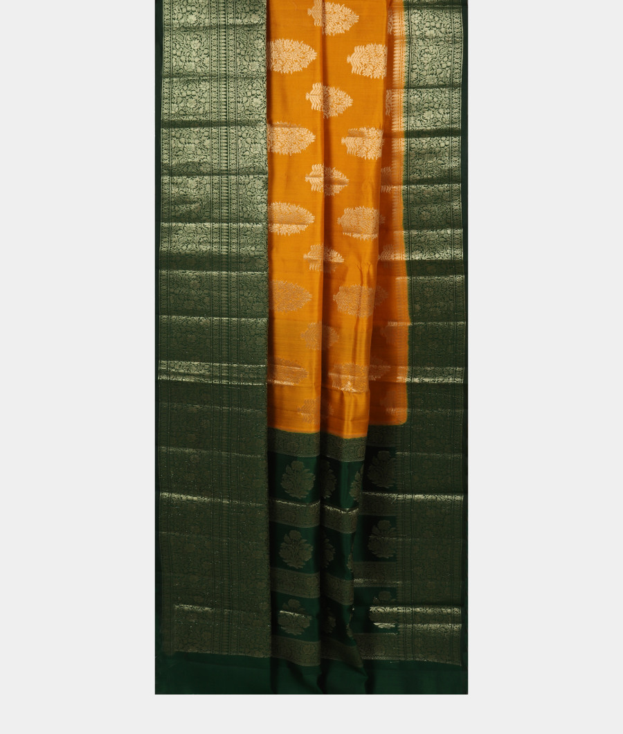 Yellow Chaniya Silk Saree T3229542