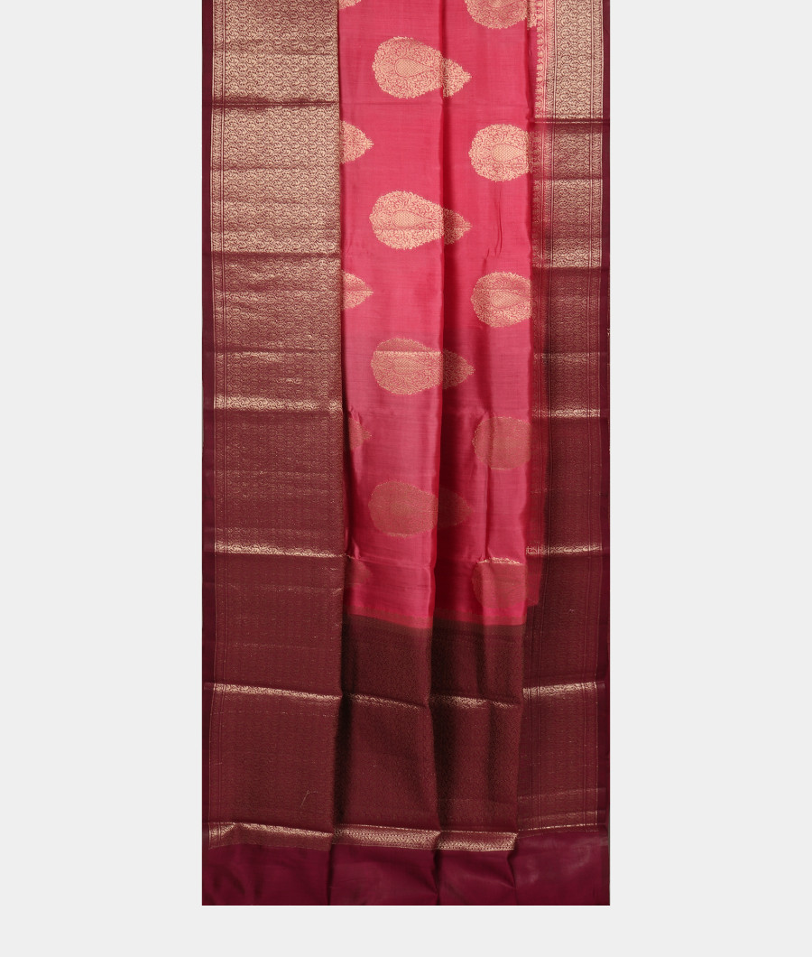Pink Chaniya Silk Saree T3158422