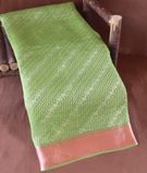 Green Mysore Crepe Silk Saree T3227641