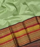Green Handwoven Kanjivaram Silk Saree T3228914