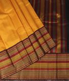 Yellow Handwoven Kanjivaram Silk Saree T3180952