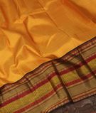 Yellow Handwoven Kanjivaram Silk Saree T3180954