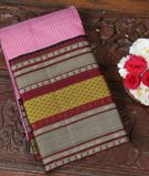 Lavender Pink Handwoven Kanjivaram Silk Saree T3123511
