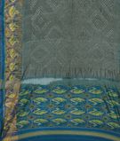 Greenish Grey Bandhani Patola Silk Saree T3110924