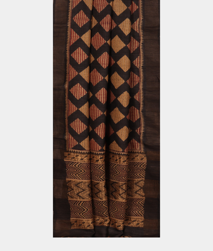 brown-tussar-embroidery-saree-t274512-t274512-b