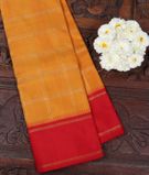 Yellow Handwoven Kanjivaram Silk Saree T2738511