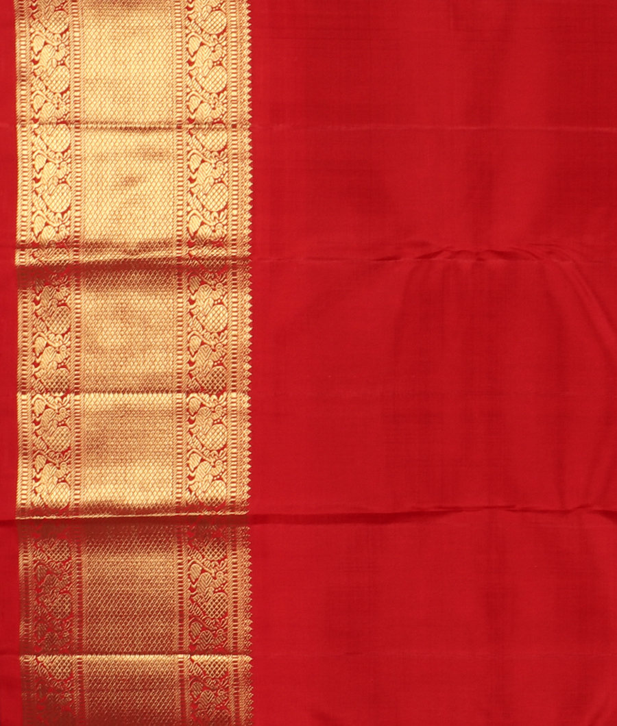 Blue Handwoven Kanjivaram Silk Saree T2609093