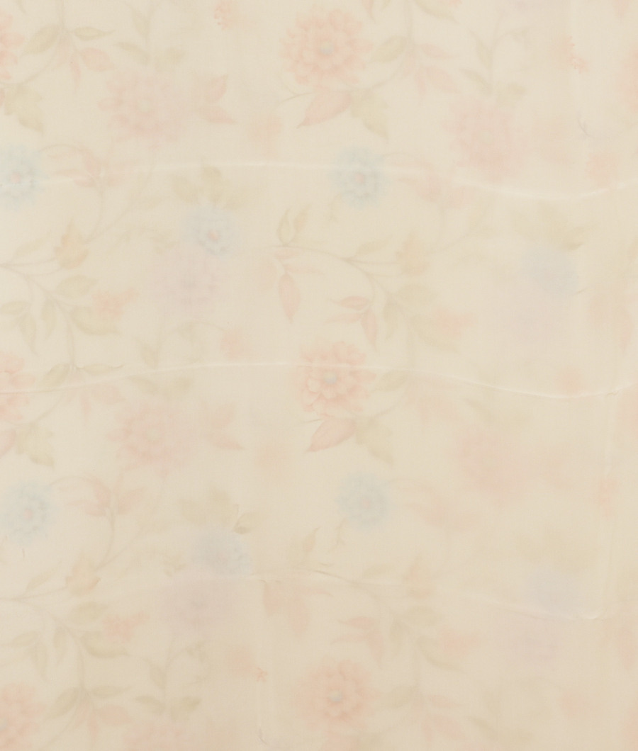 Cream Georgette Silk Saree T3224313