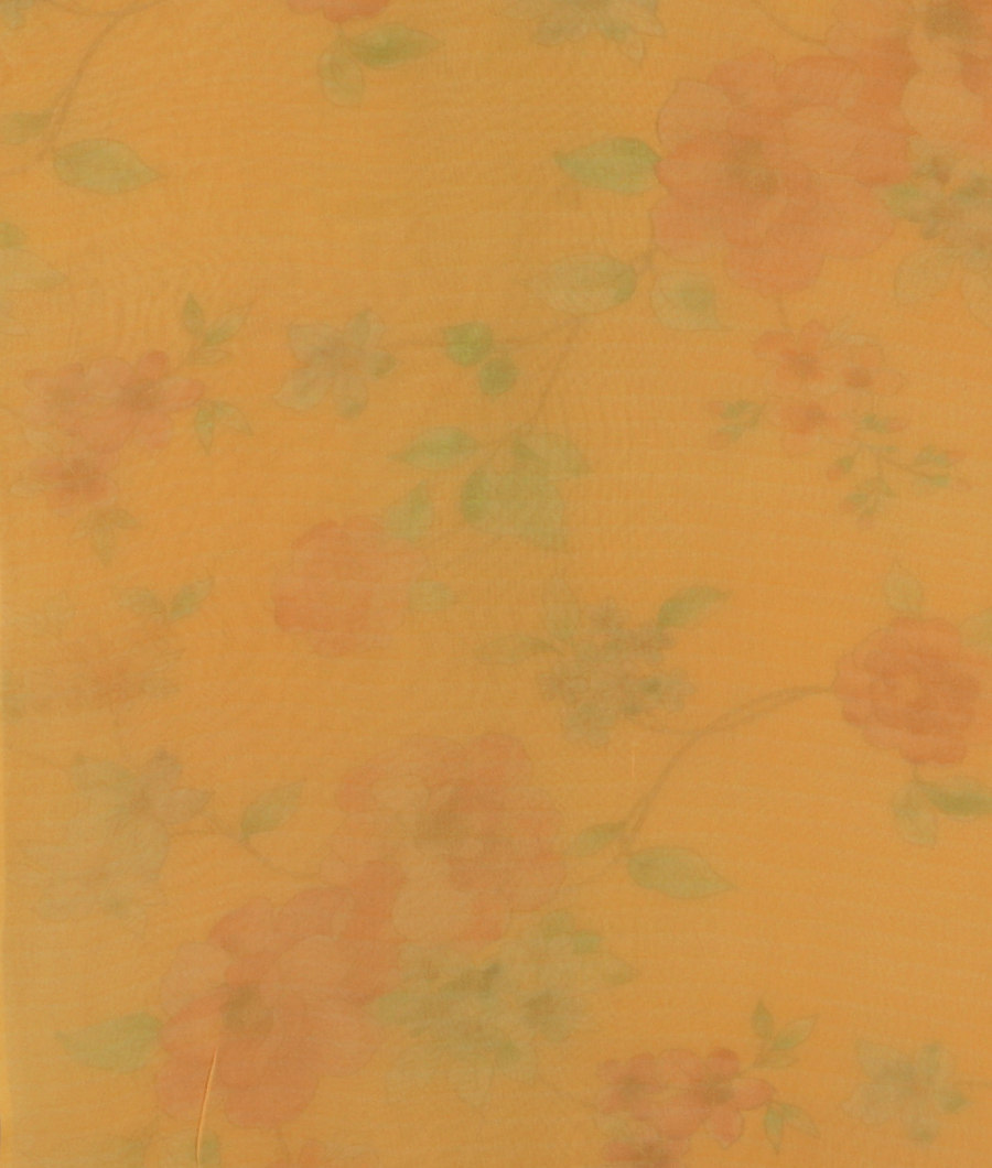 Yellow Georgette Silk Saree T3004013