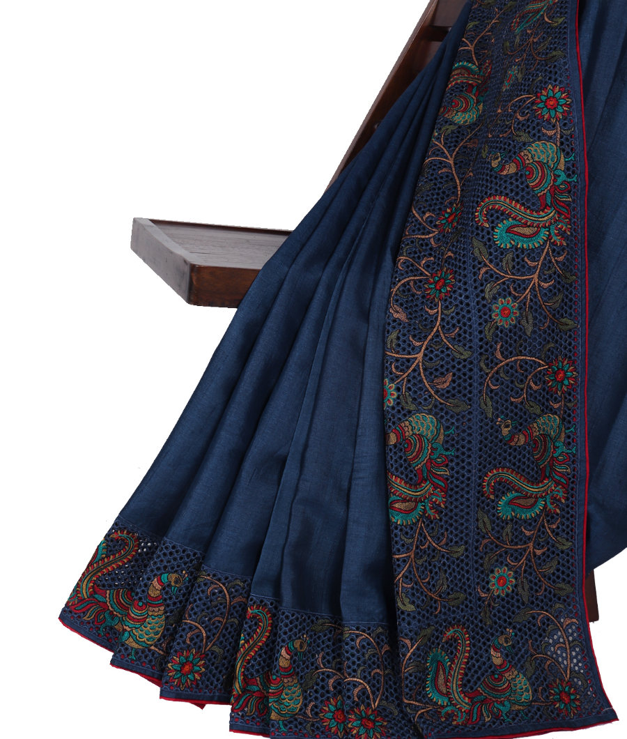 blue-tussar-cutwork-saree-t323205-t323205-b