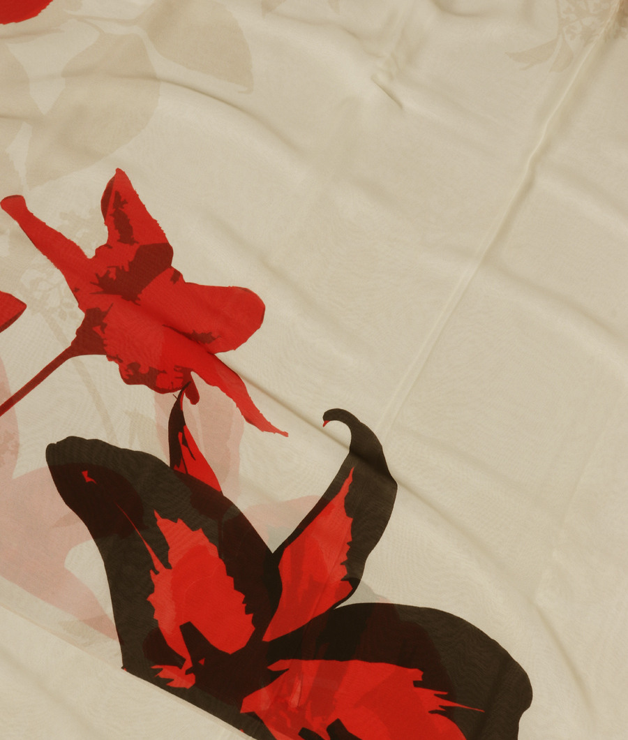 Off-White Georgette Silk Saree T324886-image