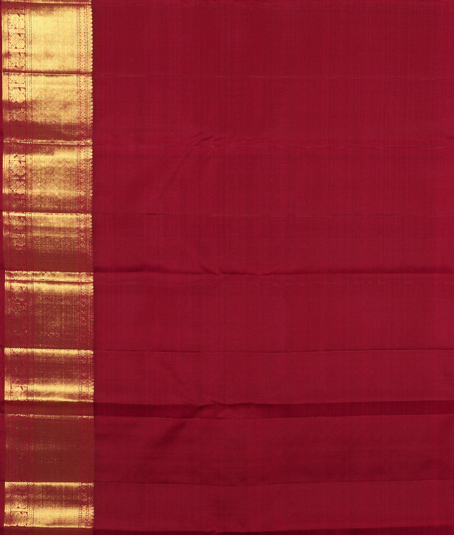 Maroon Handwoven Kanjivaram Silk Saree T3183073