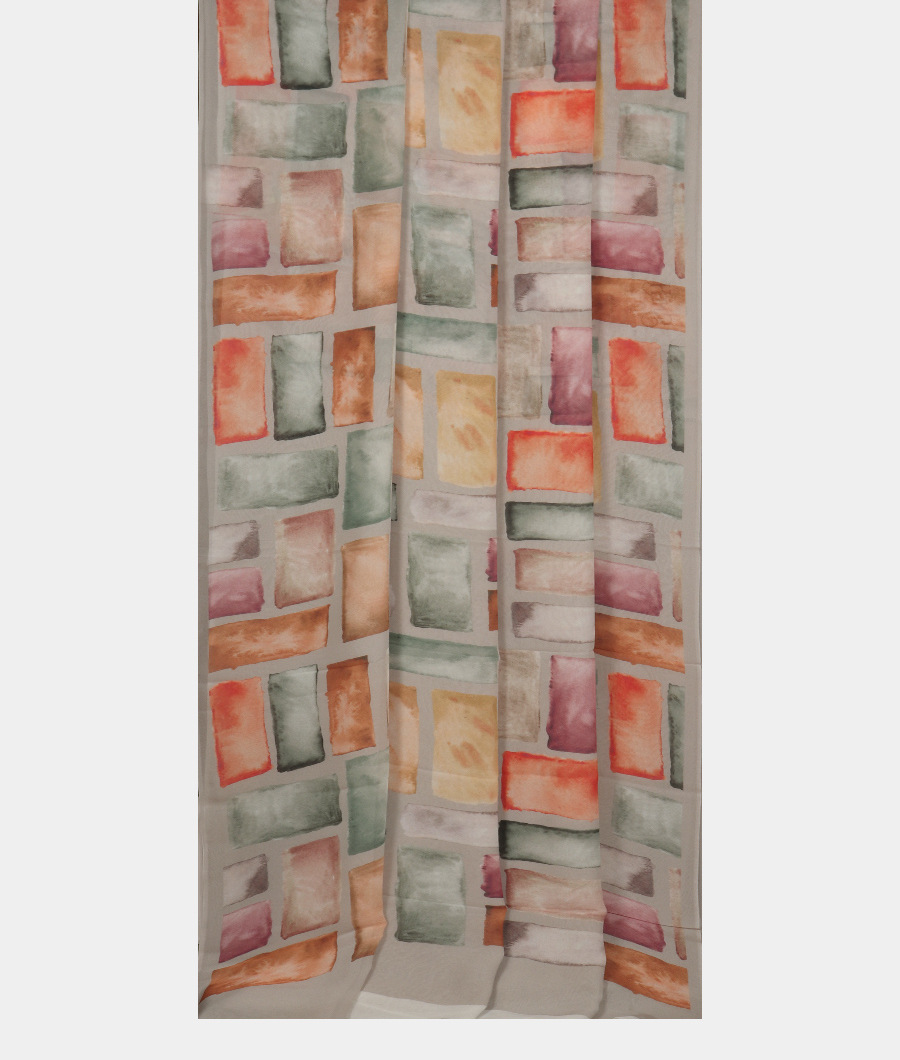 Grey Georgette Silk Saree T3248822