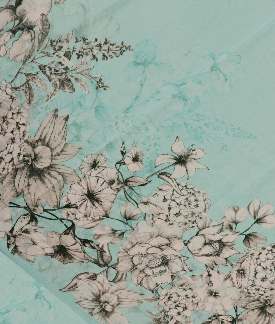 Blue Georgette Silk Saree T324874-image