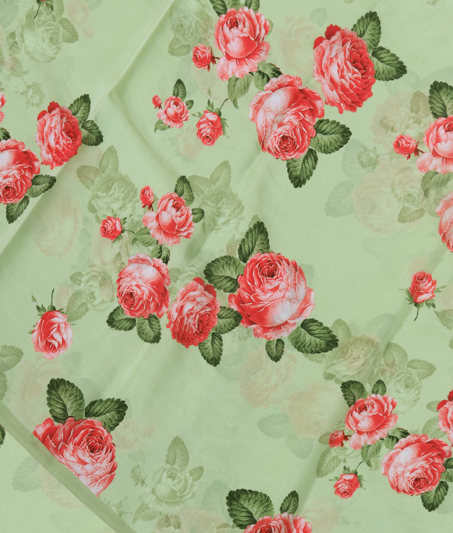 Green Georgette Silk Saree T297142-image