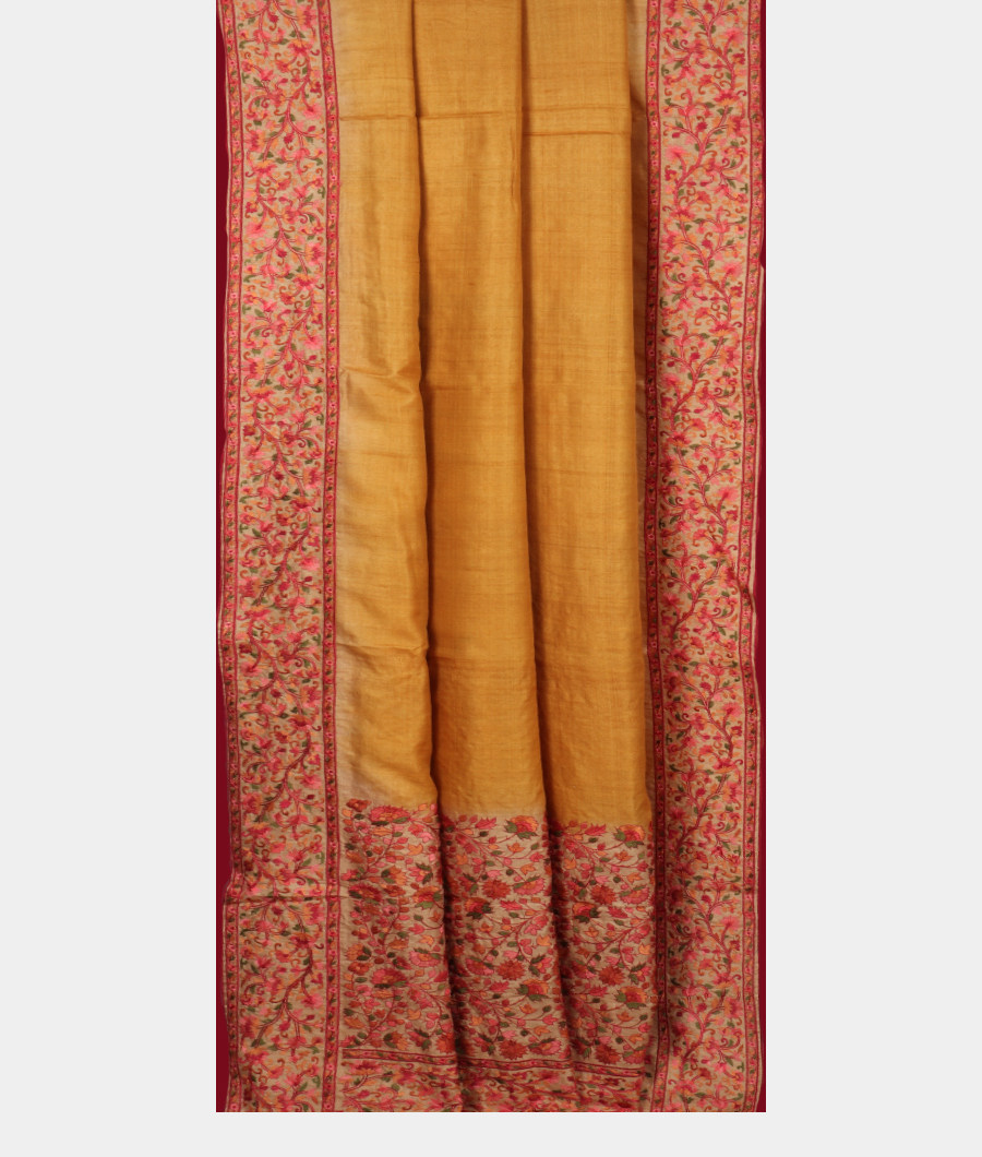 yellow-tussar-embroidery-saree-t315616-t315616-b