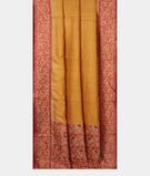 Yellow Tussar Embroidery Saree T3156162