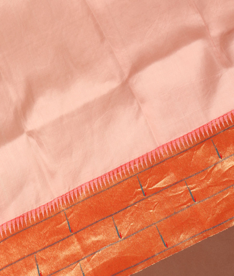 Pink Paithani Printed Silk Saree T3260813