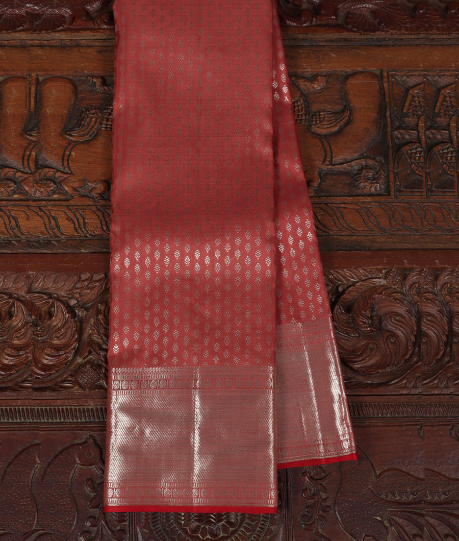 Peach Handwoven Kanjivaram Silk Saree T225544-image