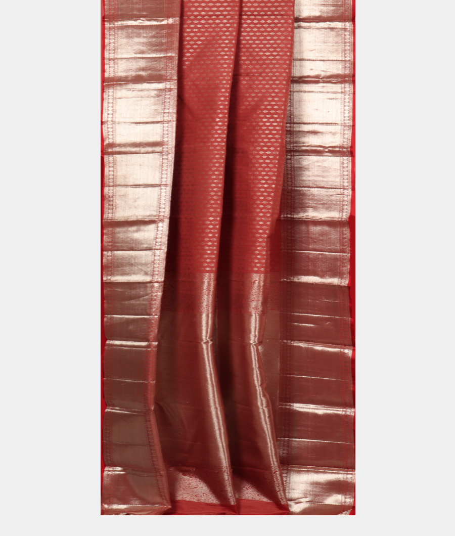 Peach Handwoven Kanjivaram Silk Saree T2255442