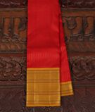 Red Handwoven Kanjivaram Silk Saree T2516981