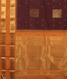 Brownish Purple Handwoven Kanjivaram Silk Saree T1863374