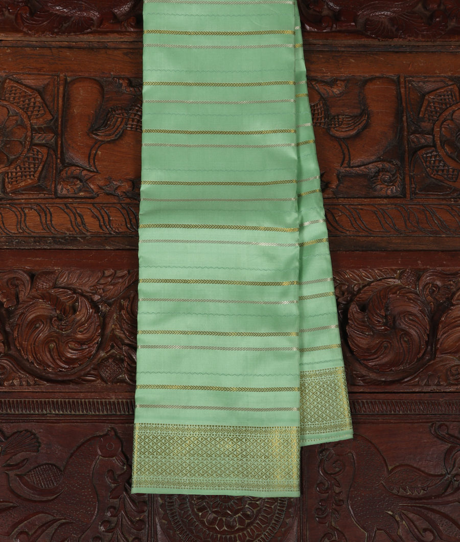 Green Handwoven Kanjivaram Silk Saree T181314-image